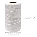 jijAcraft Butchers Twine 328 Feet, 2mm Cotton Twine String, Food Safe Kitchen Cooking Bakers Twine String for Meat Trussing, Turkey Sausage Butcher