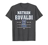 Baseball Star Nathan Eovaldi Texas MLBPA T-Shirt, Men, Dark Heather Grey, 4X-Large