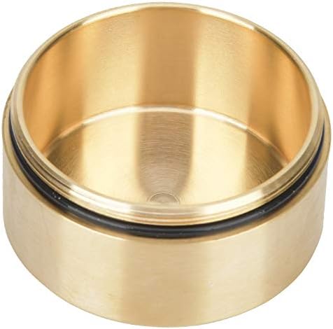 Kee nso Brass Pill Sealed Container Round Shape Dustproof Moisture-pro (L)