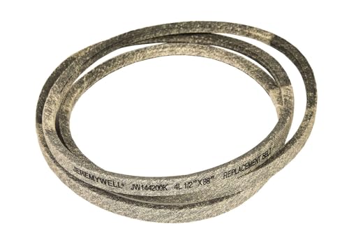 Jeremywell Mower Belt Made with Aramid Fibers 144200 fits Sears Poulan Husqvarna Craftsman, 1/2\"x 88\" - Thumbnail 7