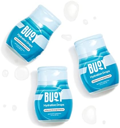 Buoy Electrolyte Drops | 120 Servings | No Sugar, No Sweeteners | Trace Minerals, Vitamins & Antioxidants | Purposefully Unflavored | Perfect for Coffee, Water, Beer, Tea | Daily Hydration Supplement