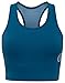 Produktbild Sundried Sport Bra Crop Top Frauen Training Top Lauf-Gymnastik-Training Yoga (blau, XXL)