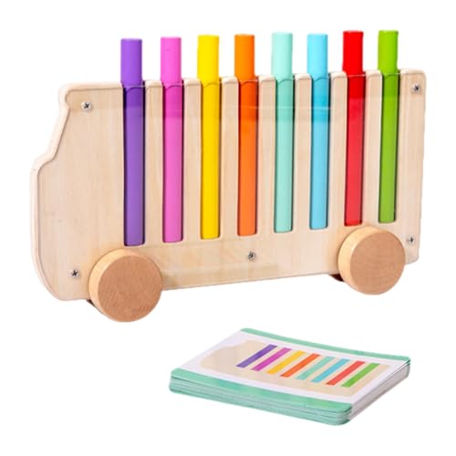 Jeu de correspondance en bois éducatif pour développer la motricité fine des enfants