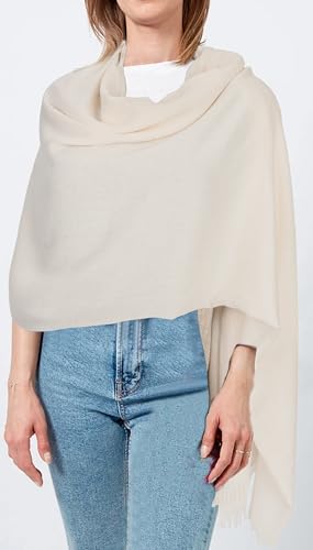 INOGIH Large Long Lightweight Cotton Linen Shawl Wrap for Women - Soft Breathable Four Season Scarf Shawl Beach Gauze 75”×40”3