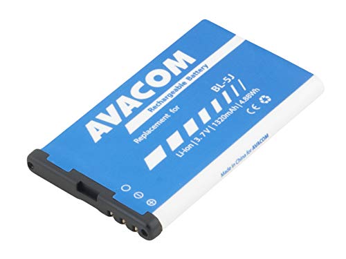 Avacom offre una batteria di ricambio di alta qualità per smartphone. Telefoni con tastiera o telefoni per anziani.