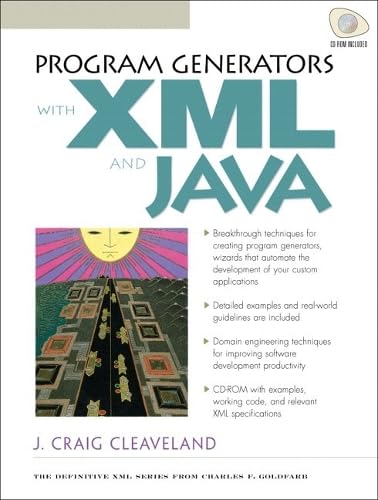 Program Generators with XML and Java cover