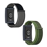 Nuevo diseño de conector metálico: con un nuevo diseño de conector metálico, doble refuerzo, único y moderno, compatible con el Apple Watch, la correa de repuesto de nailon se puede fijar firmemente al reloj para evitar que se caiga.