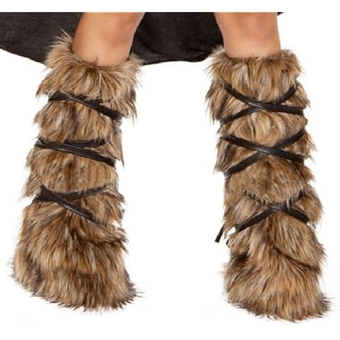 Women’s Faux Fur Thermal Leg Warmers Cover