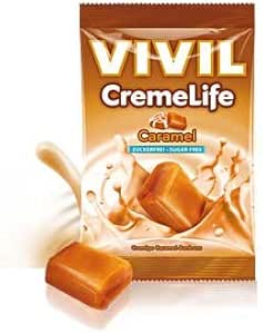 Vivil Creme Life Caramel Sugar Free Sweets 60g (4Pack) : Amazon.co.uk: Grocery