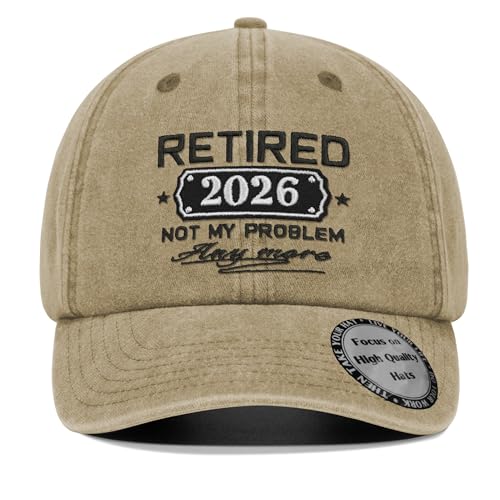 Image of Retirement Gifts for Men,2026 Retired Hat for Dad Coworkers Friends