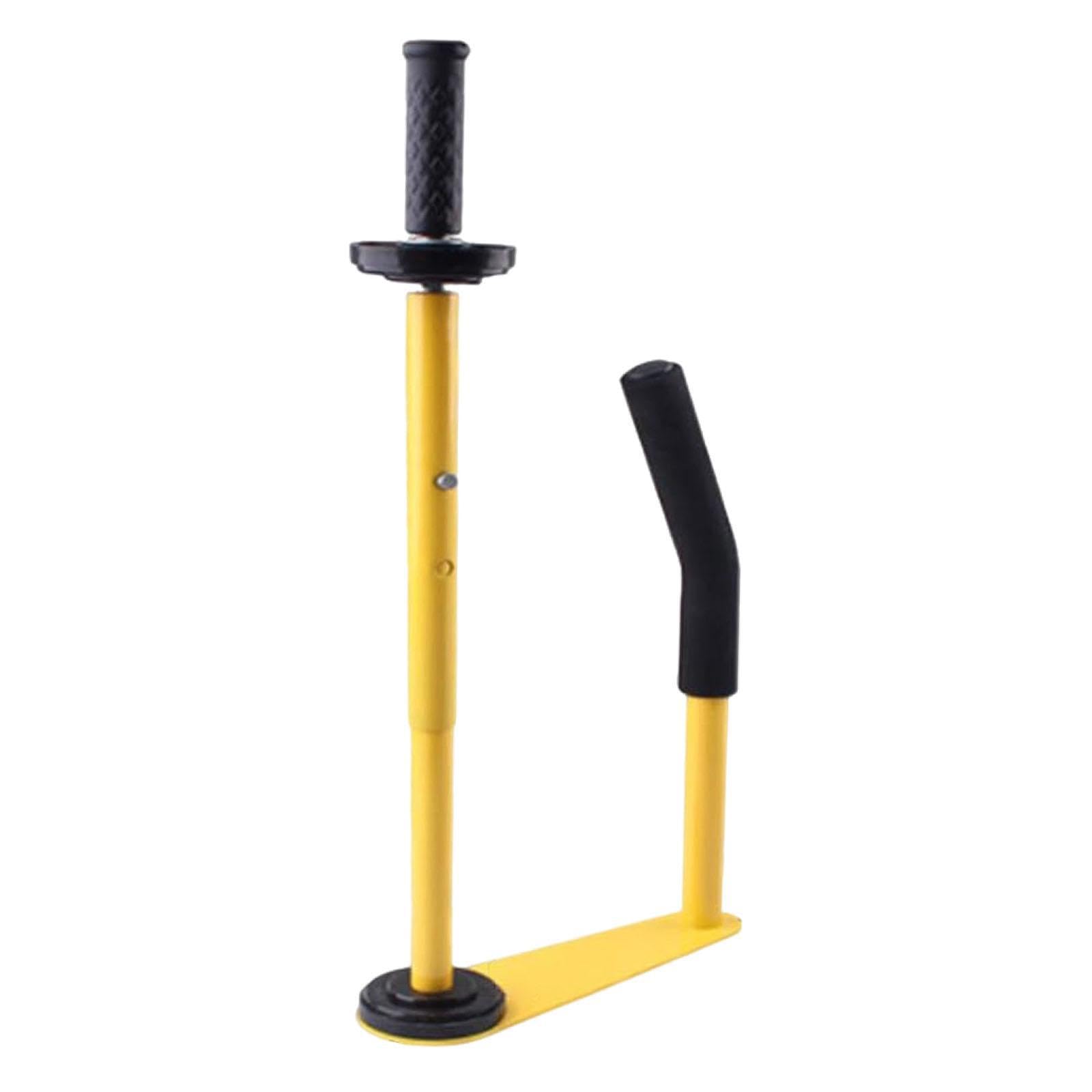 Distributeur de film étirable professionnel, léger et robuste, facile à installer, réglable, pour une expérience de filmage optimale. Distributeur film rétractable jaune professionnel.