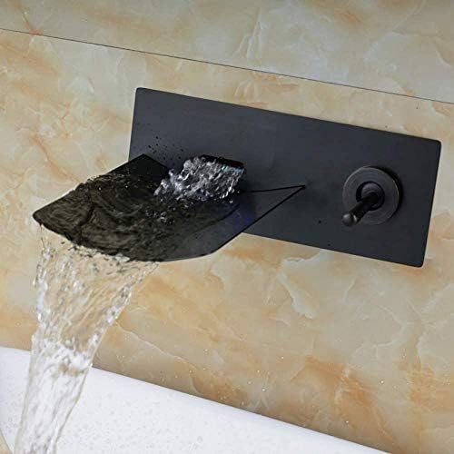Robinet de baignoire en laiton massif bronze huilé pour fixation murale élégante