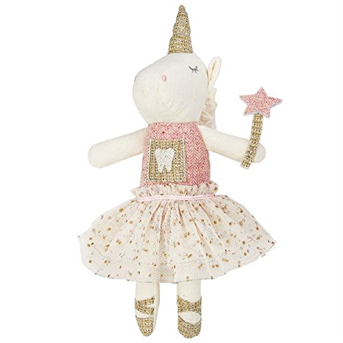 Mud Pie Unicorn Tooth Fairy Pink One Size