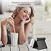 HIHUHEN Mobile Phone Holder, Phone Stand Desk Desktop Mobile Holder Adjustable Foldable Portable Video Call Mount (1PH -Black)