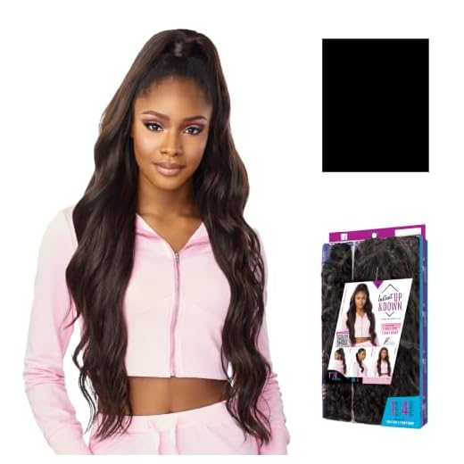 Sensationnel INSTANT Updown halfwig Pony - Instant Weave Up and Down 4 style in 1 half wig pony drawstring - INSTANT UD 004 (1)