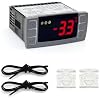 Fit for Dixell XR06CX-4N1F1 Temperature Controllers 120v/50-60hz Programmable Digital Thermostat Fit for Commercial Refrigerators/Freezer