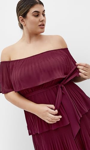 Image of City Chic Women's Plus Size Night Garden Dress