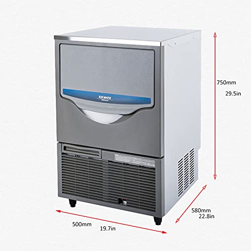 Automatische Kleine Eiswürfelmaschine 101lbs / 24h Eiswürfelmacher für Bar, Zuhause, Büro, Restaurant – Bild 3
