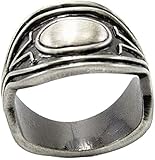 Black Superhero Panther Wakanda King Cosplay Metal Ring (10)