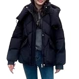 Chaqueta De Mujer Chaqueta Mujer Cazadoras Nieve Cazadora Plumiferos Cortos Ropa De Nieve Trekking Invierno Pelo Acolchada Plumífero Acolchada Ligera Abrigo Plumas Negra Chaqueton Abrigo Acolchado