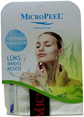 İpek Karma Cilt İçin Banyo Kesesi Beyaz 16X25 - Görsel 2