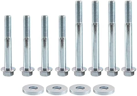 GSTP 12pc Engine Stand Bolt Kit Stand Bolt Flange Compatible with LSX LS LS1 4.8L 5.3L 6.0L 6.2L LR4 LQ4 LS6 LQ9 L33 LS2 LH6 L92 L76 LY2 LY5 LY6 LC9 LFA LH8 LMG