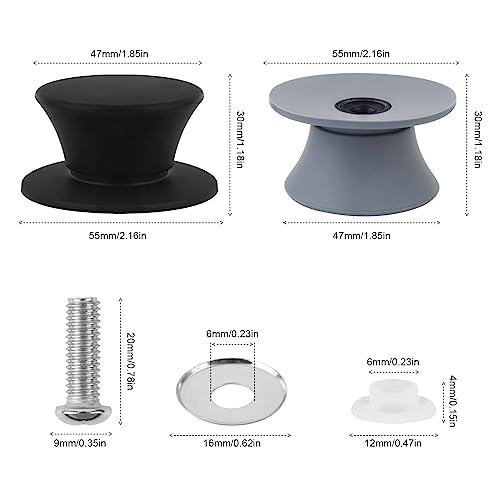 4 PCS Silicone Pot Lid Knob, Universal Replacement Pan Lid Cover Knobs for Slow Cookers Skillets and Kitchen Cookware Covers - Image 2