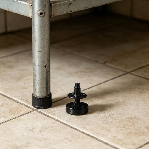 Patas ajustables para mesas estables y sin balanceos, rosca regulable 8