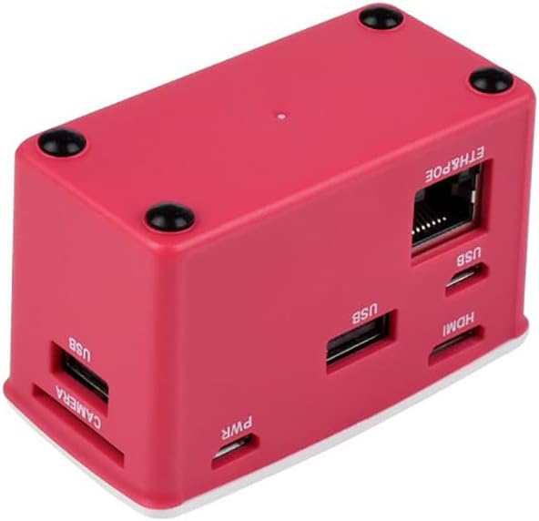PoE Ethernet/USB HUB Box Compatible with Raspberry Pi Zero Series, with PoE/ETH/USB HUB HAT Inside, 802.3af-Compliant, Includes 3X USB 2.0 Ports