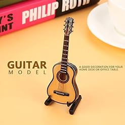 Modèle de Guitare Miniature, Artisanat d’ornements musicaux Miniatures, avec Support de Guitare et boîte de Rangement… - Les Beatles, Paul McCartney, John Lennon, RIngo Starr, George Harrison Modèle de Guitare Miniature, Artisanat d'ornements musicaux Miniatures, avec Support de Guitare et boîte de Rangement… – Image 5