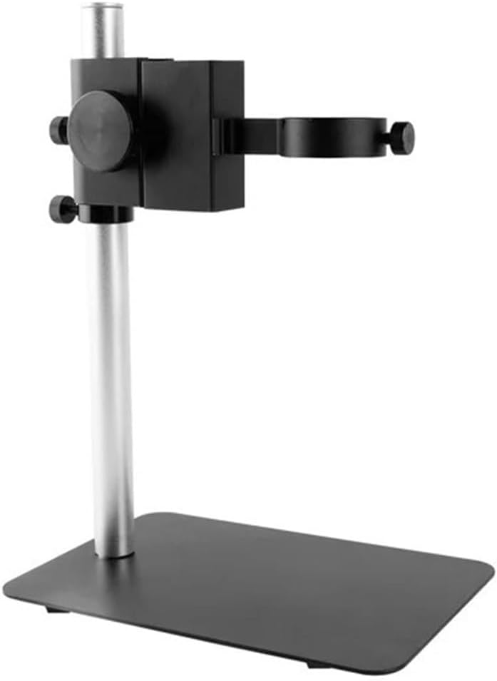 Microscope Accessories Kit 29cm Microscope Focusing Bracket 40mm 50mm Aluminum Alloy Adjustable Focus Holder Table Stand for Camera Lens Accessory Microscope Slides