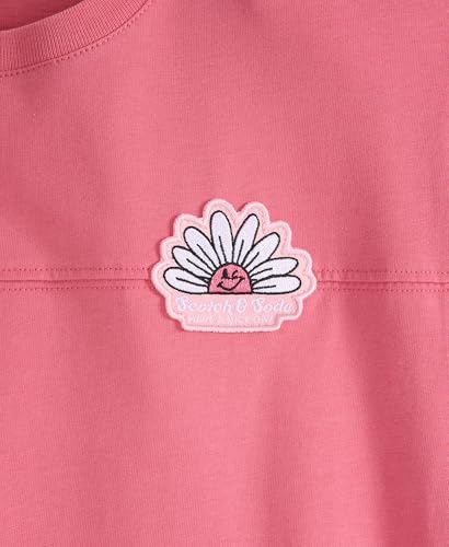 Scotch & Soda Girls' Short Sleeve Fashion Tops, Graphic Tees, Crewneck3