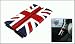 Cuztom Tuning Fits for 2002-2017 Mini Cooper Leather Union Jack UK Flag Logo Comfort Seatbelt Shoulder Pad X 2