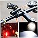 Gcroet Bike Light Set USB LED Front Tail Light Rechargeable Aluminum Alloy Black Waterproof 2PCS...