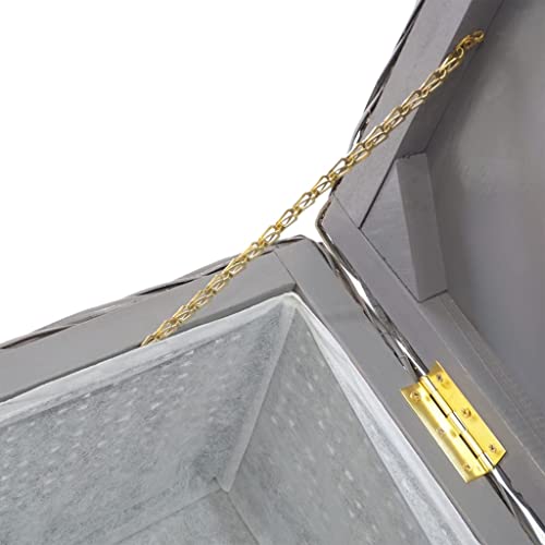 Coffre de rangement en rotin 110 cm pour chambre ordonnée - 6