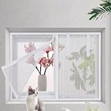 Rete King Kong Zanzariera Resistente Agli Animali Domestici, Facile da Pulire Resistente Agli Strappi Zanzariera Autoadesiva, Lavabile Riutilizzabile per Ufficio Soggiorno(White,70x170cm)