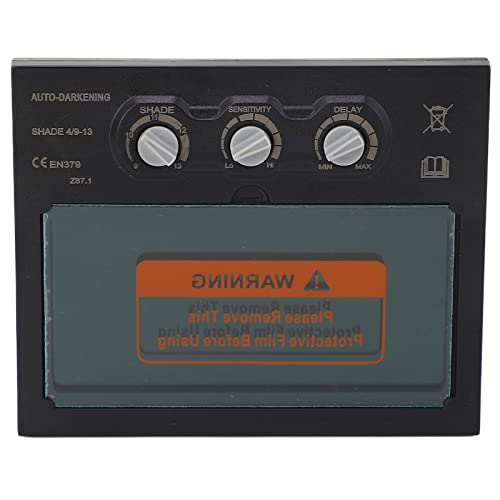 Lente de Soldagem Com Escurecimento Automático para Conjunto de Máscara Lentes Capa Filtro Acessório