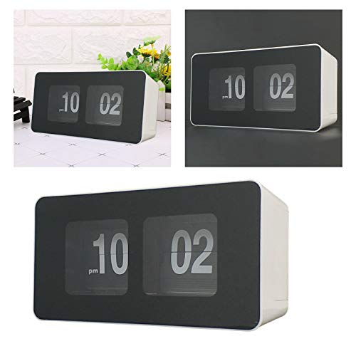 Baoblaze Auto Flip Relógio de Relógio Digital de Bateria do Arquivo para Página Clocks Não Ticking S