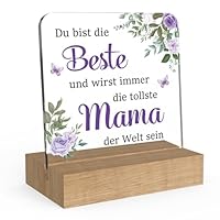 Muttertagsgeschenk Mutter Geschenk Weihnachten Akryl-Dekorationen Geschenke für Mama Beste Mama Geschenk Mutter Tochter Geschenke Geburtstagsgeschenke für Eltern Valentinstag Weihnachtsgeschenke