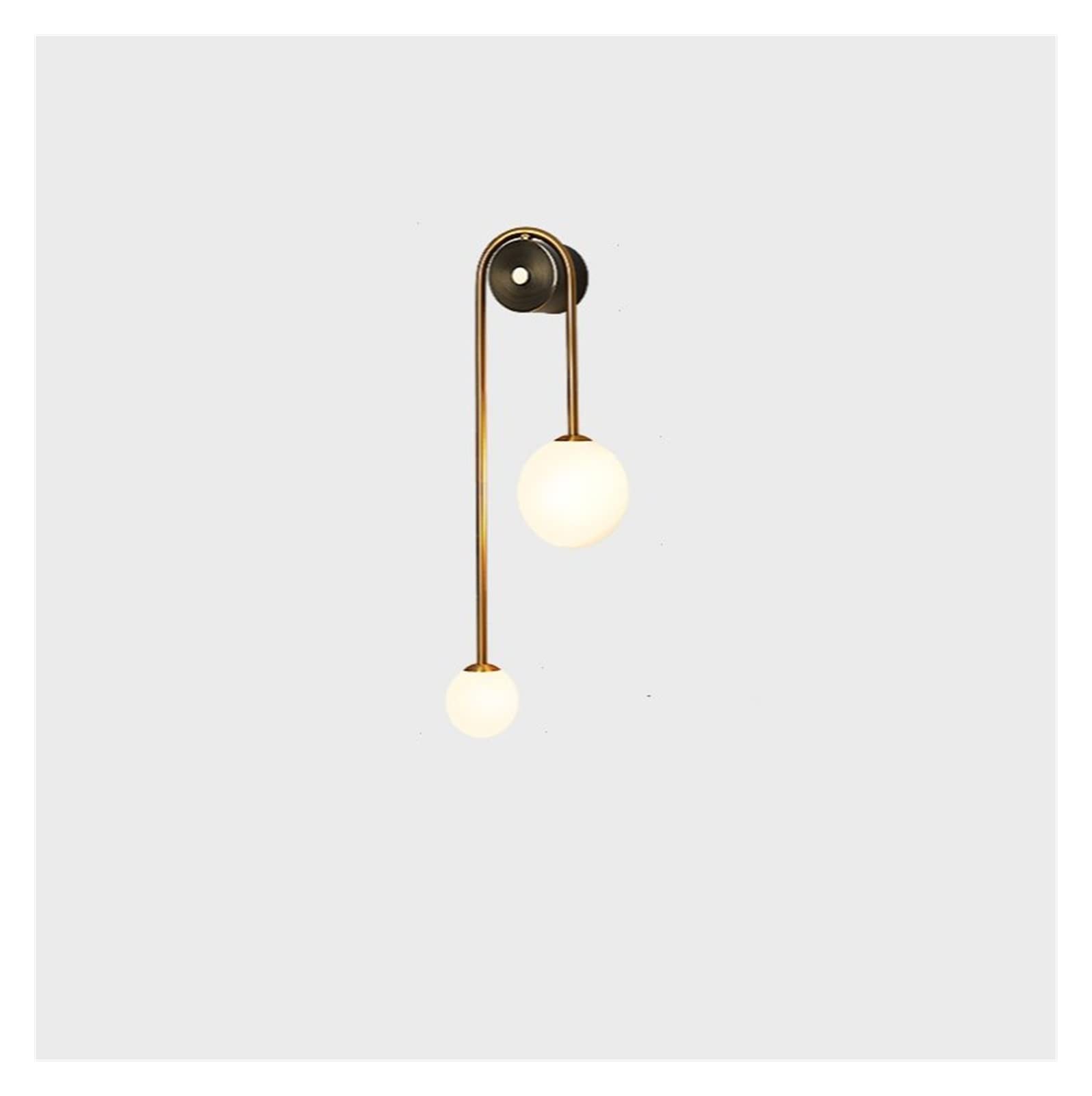 Aplique de pared moderno con bola de cristal para iluminar el salón 8