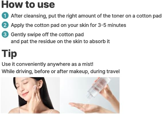 S.NATURE Aqua Oasis Toner | PHA, Soothing and Calming Skin,Hydrating, Refreshing Toner for All Skin Types, Korean Skin Care, Vegan | 300ml, 10.14 Fl Oz - Image 7