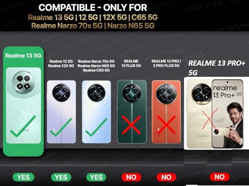 Image of Soft Rubber Back Cover Compatible Model for Realme RMX3998 / NARZO 70X - Transparent