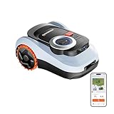 Segway Navimow i215 LiDAR Robot Cortacésped sin Cables para 1500 m², LiDAR y Sistema de Visión Dual, Cartografiado Automático con 1 Toque, Ruedas Todoterreno para Pendientes del 45%