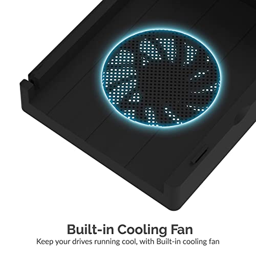 Docking USB 3.0 a SATA para discos 2.5/3.5" con ventilador miniatura 4