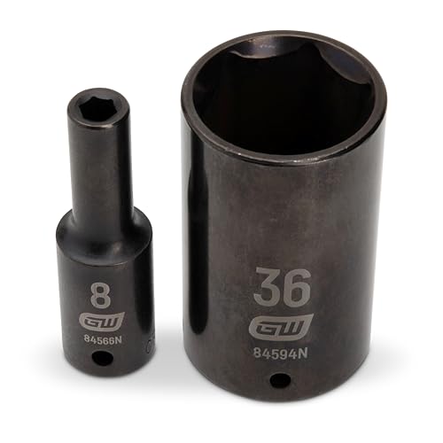 Image of GEARWRENCH 29 Pc. 1 /2 inch Drive 6 Pt. Impact Socket Set, Deep, Metric - 84935N