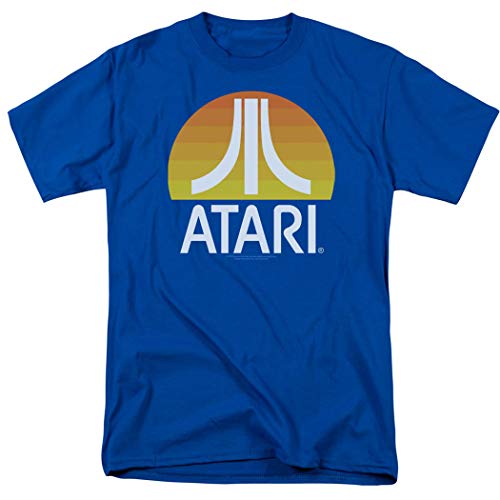 Atari Video Game Retro Logo Vintage Gaming Console T Shirt & Stickers (X-Large)