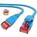 Produktbild AIXONTEC 4m CAT7 Ethernet LAN Kabel RJ45 Profi Netzwerkkabel Blau | 10 Gigabit | Leoni Cat.7 Megaline F6-90 s f Flex | Hirose TM21 Netzwerkstecker | kompatibel zu CAT.5e / CAT.6 / CAT 7 Kabel