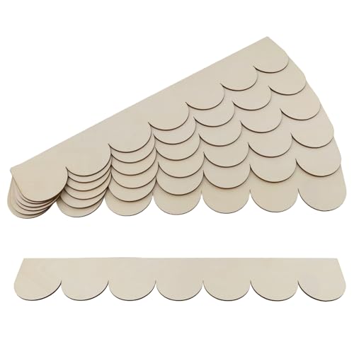 Molduras de madera sin terminar decorativas para ventanas puertas y muebles pack de 24 4