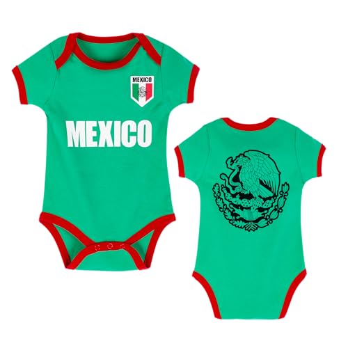 Baby Girls Boys Soccer Bodysuit Newborn Onesie Breathable Soft Short Sleeve Outfit Infant Toddler Kids 0-24Months