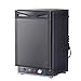 Smad Frigo Trivalente per Camper, 12V/220V/Gas, Frigorifero a Gas, 28-30mbar, Mini Frigobar per Campeggio Auto Caravan, 40Litri, Nero